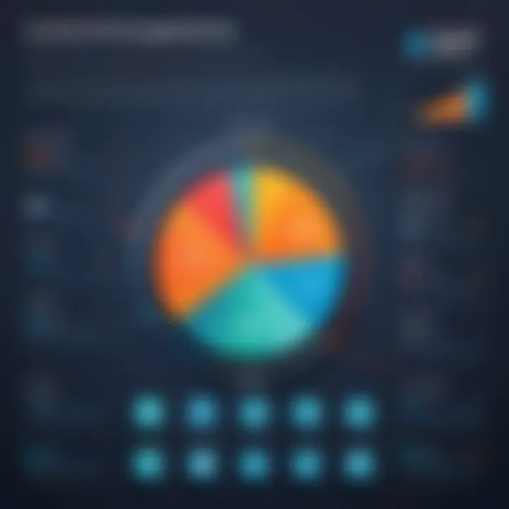 Graph illustrating customer engagement statistics
