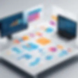 Visual representation of workflow management architecture