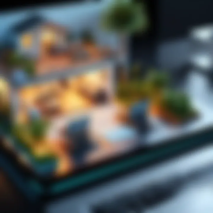 Visual representation of challenges in vacation rental management and software solutions