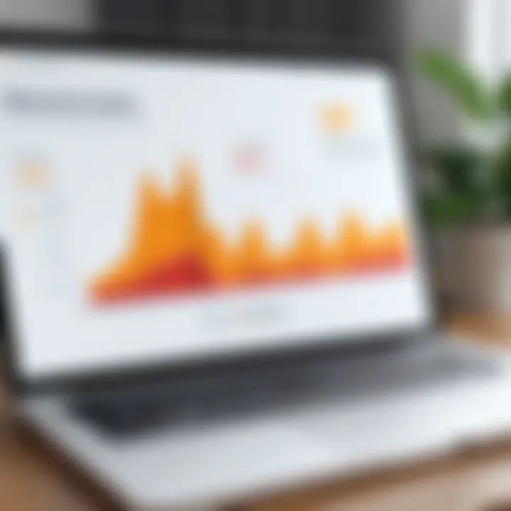Graph illustrating the growth in revenue for vacation rental properties using management software