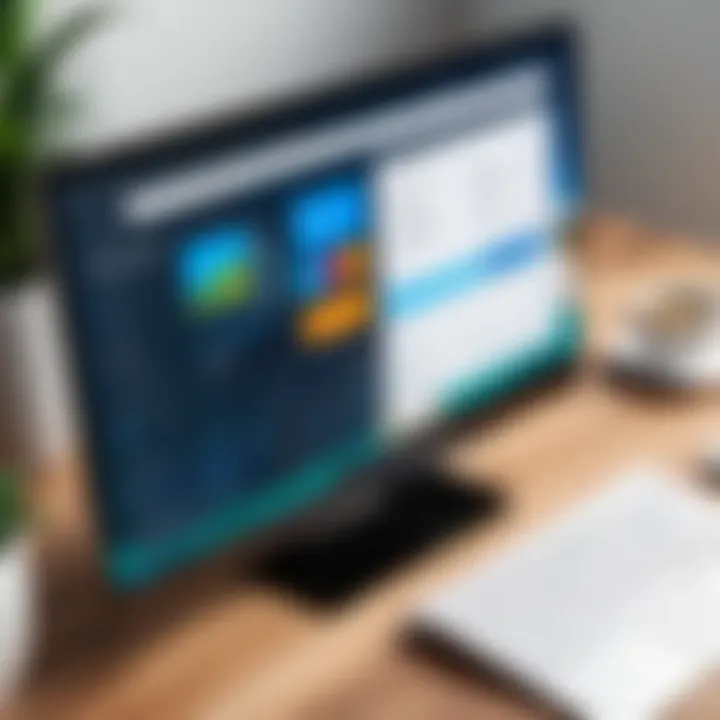 Comparison chart outlining different vacation rental management software options