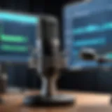 High-quality microphone setup for recording
